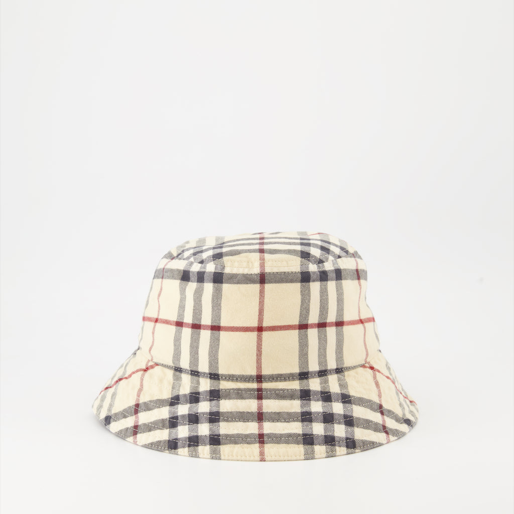 Chapéus, bonés e gorros Bob Checado Burberry Bege Unissex