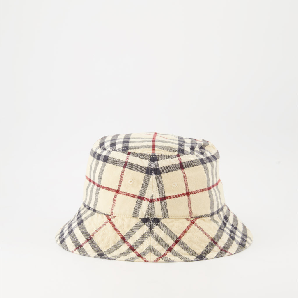 Chapéus, bonés e gorros Bob Checado Burberry Bege Unissex