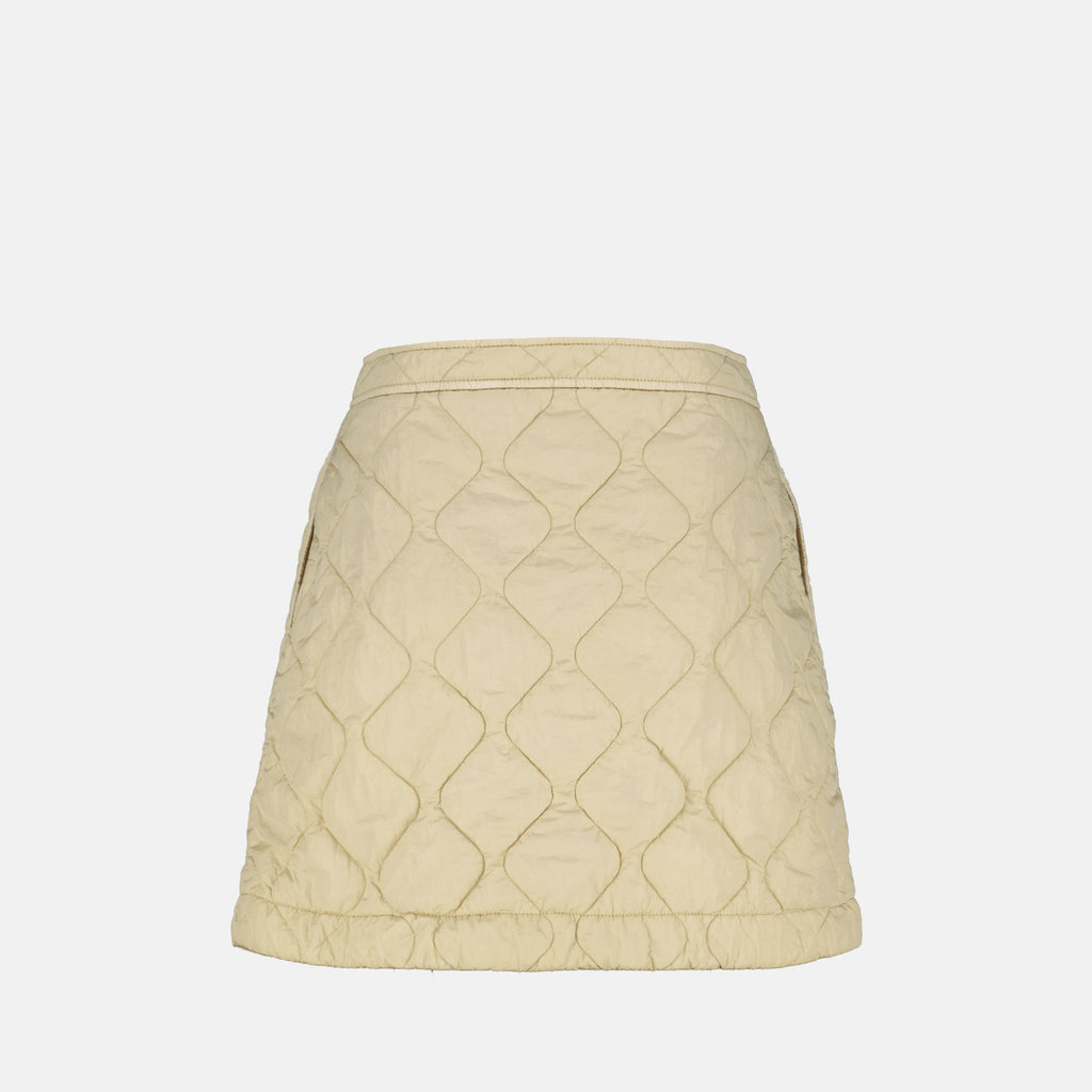 Skirts Quilted Skirt Burberry Beige Women