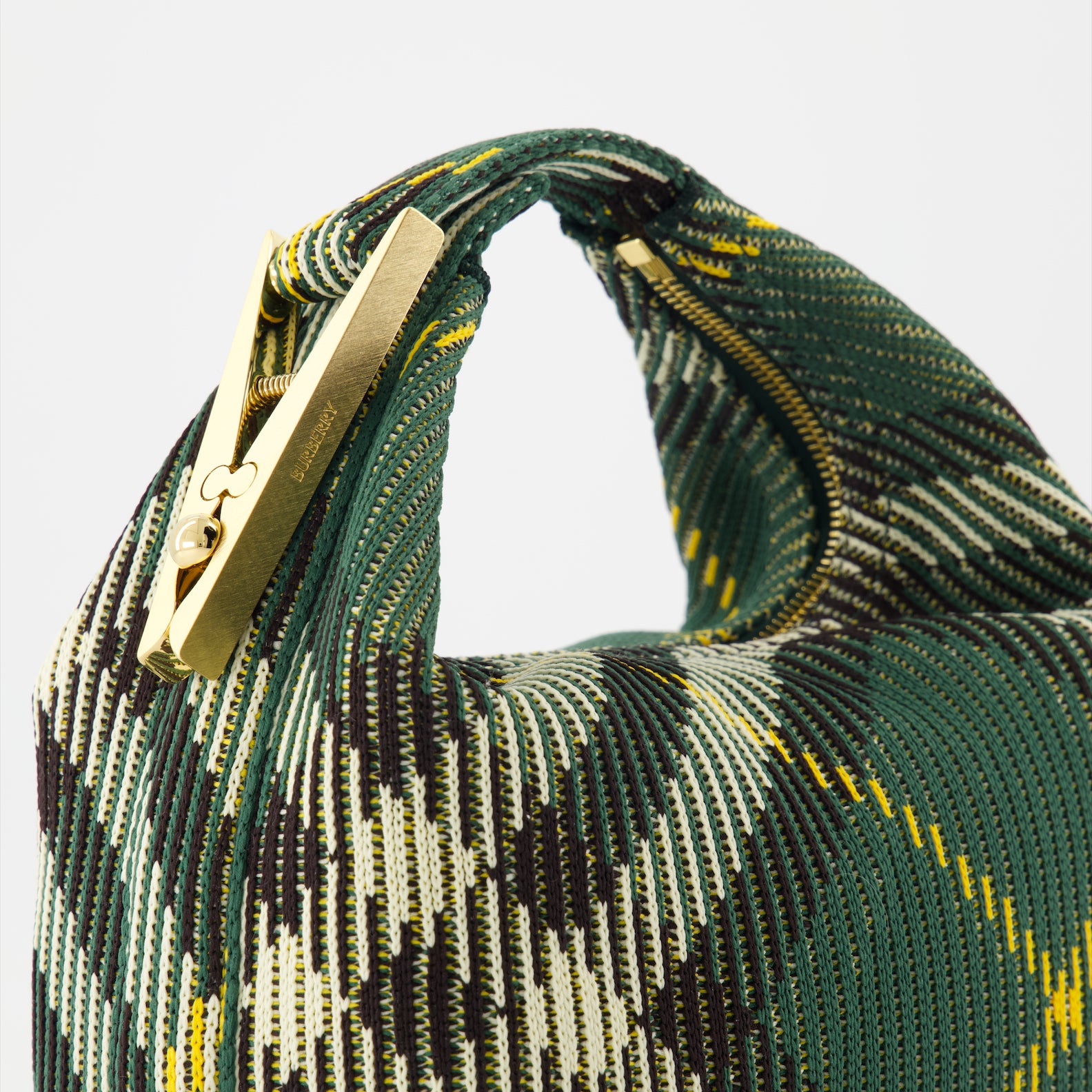 Borse a mano e a spalla Sac à main Mini Peg Burberry Verde Femme