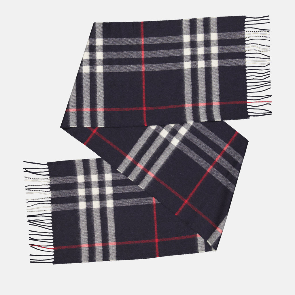 Écharpes, foulards et gants Écharpe en cachemire Burberry Bleu Unisexe