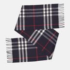 Écharpes, foulards et gants Écharpe en cachemire Burberry Bleu Unisexe