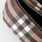 ベルトバッグ チェック柄のファニーパック Burberry 茶色 男