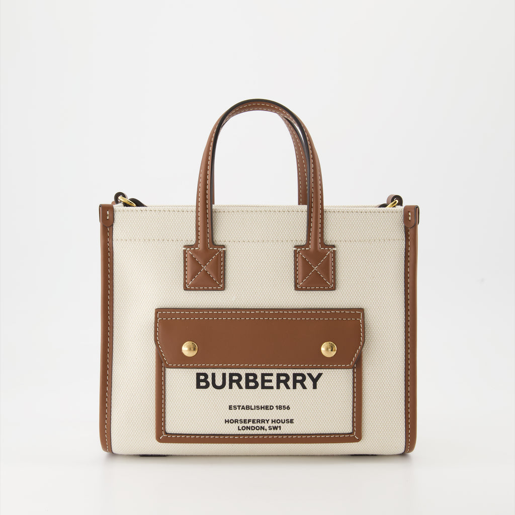 トートバッグ フレイヤ スモール トートバッグ Burberry ベージュ 女性