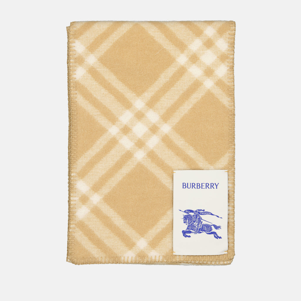 Écharpes, foulards et gants Écharpe à carreaux Burberry Beige Unisexe