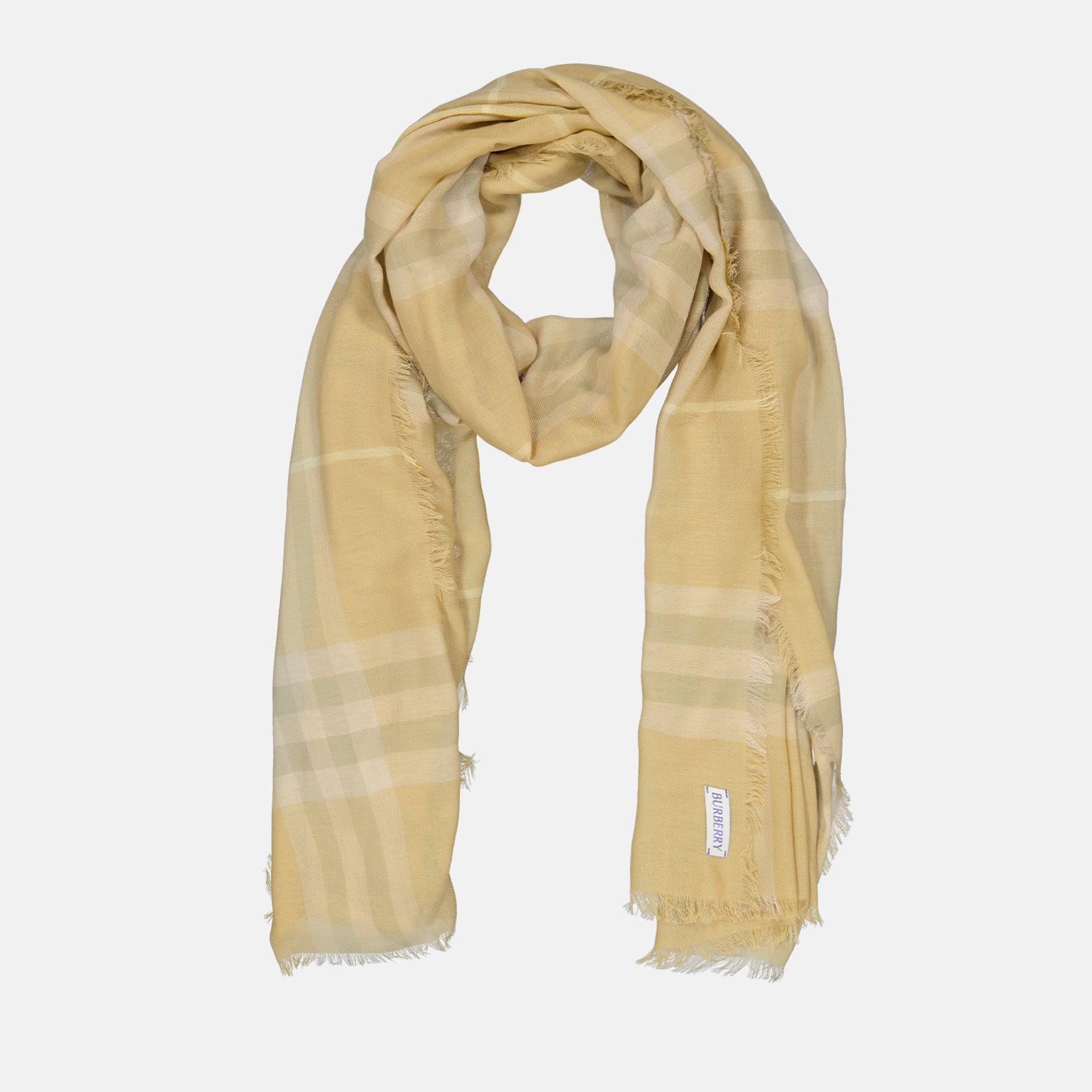 Écharpes, foulards et gants Écharpe à carreaux Burberry Beige Unisexe