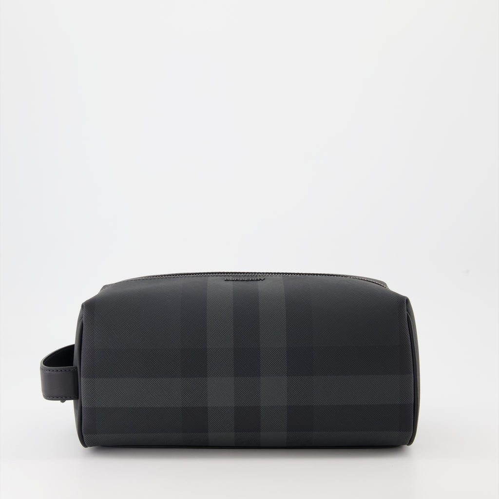 Taschen Trousse de toilette à carreaux Burberry Grau Homme