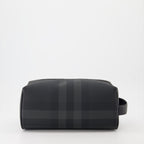 Taschen Trousse de toilette à carreaux Burberry Grau Homme