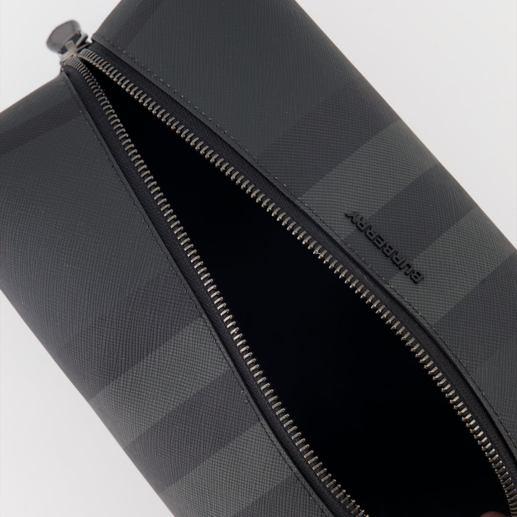 Taschen Trousse de toilette à carreaux Burberry Grau Homme