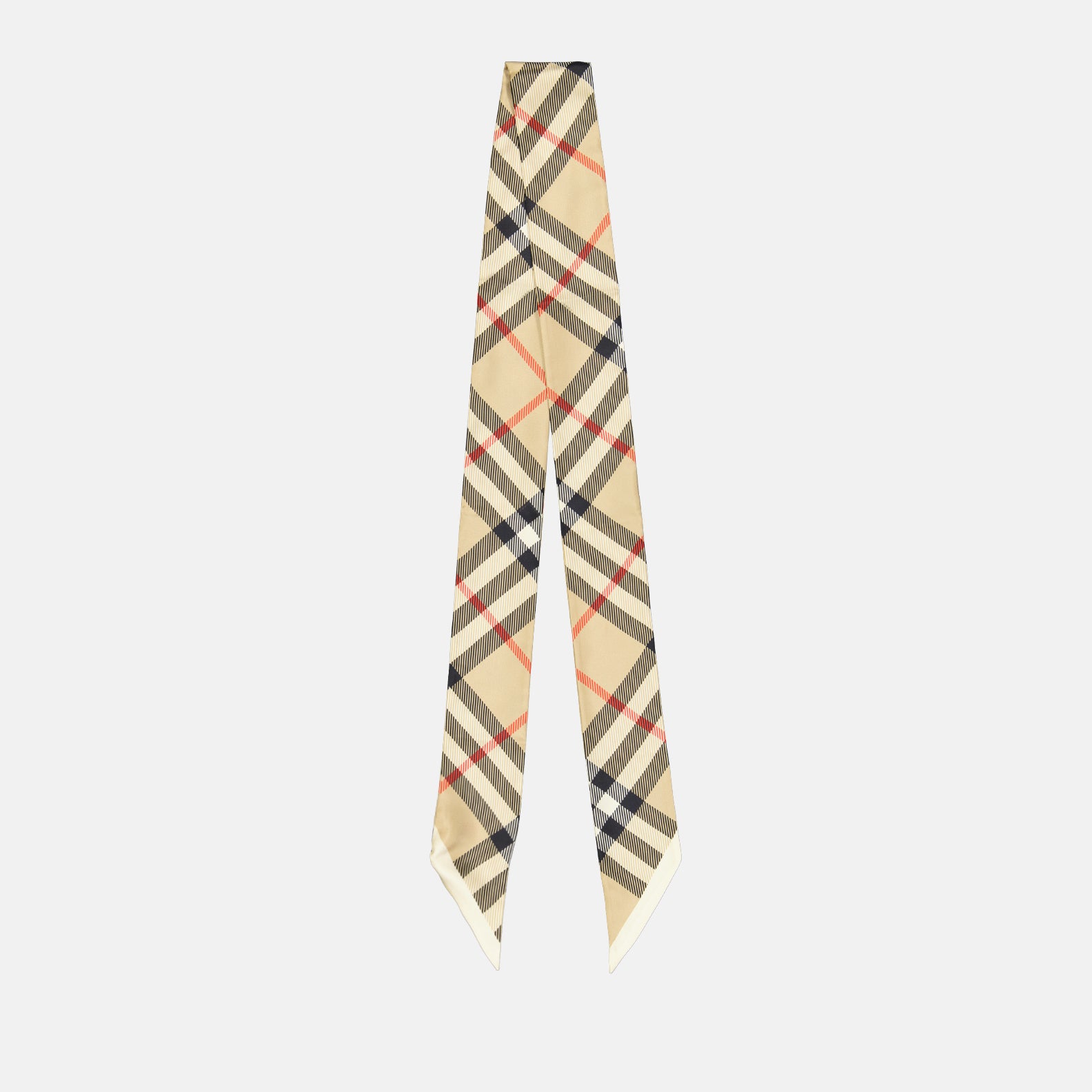 Écharpes, foulards et gants Bandeau en soie Burberry Beige Femme