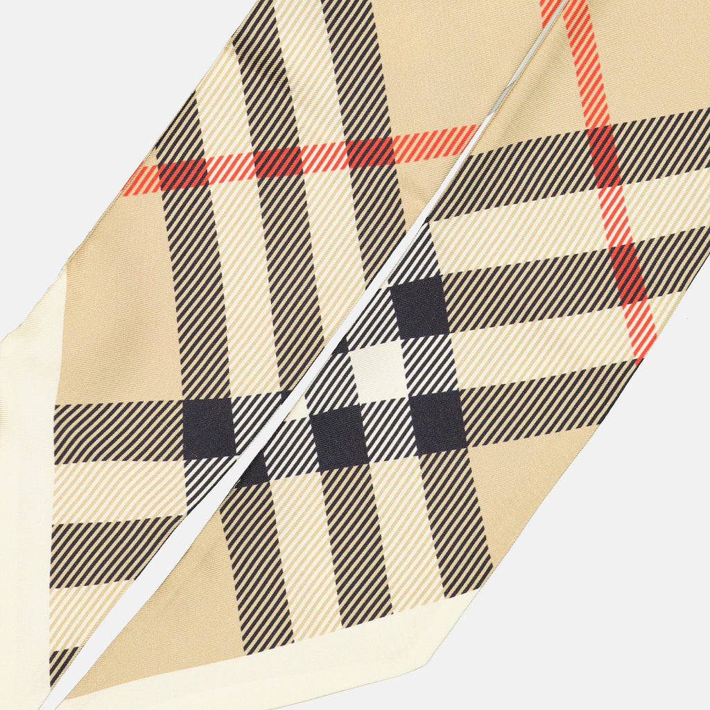 Schals und handschuhe Bandeau en soie Burberry Beige Femme