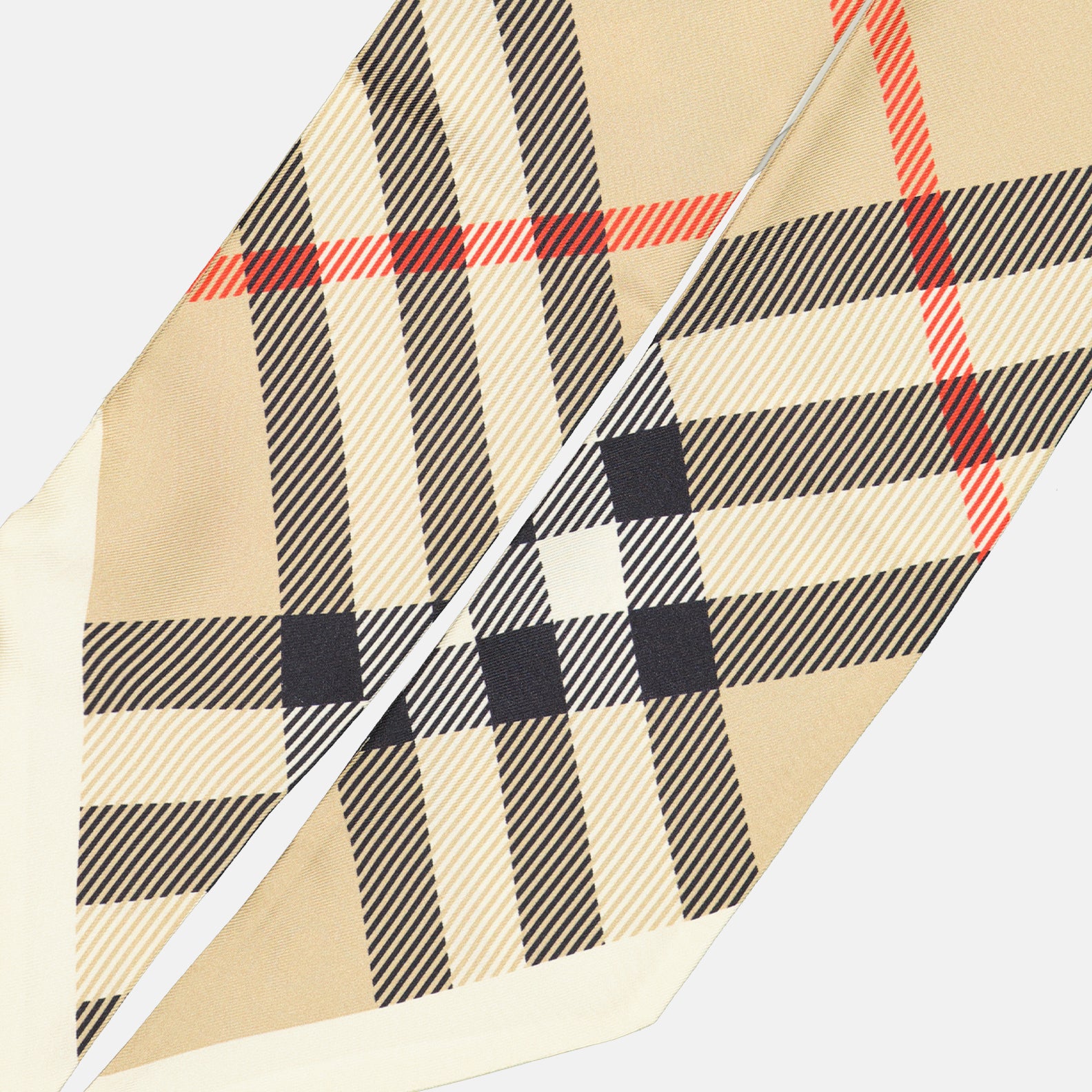 Écharpes, foulards et gants Bandeau en soie Burberry Beige Femme