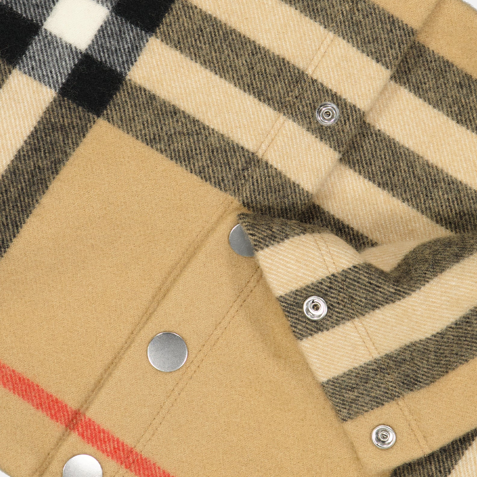 Lenços e luvas Col en cachemire Burberry Marrom Unissex