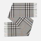 Écharpes, foulards et gants Écharpe en cachemire Burberry Gris Unisexe