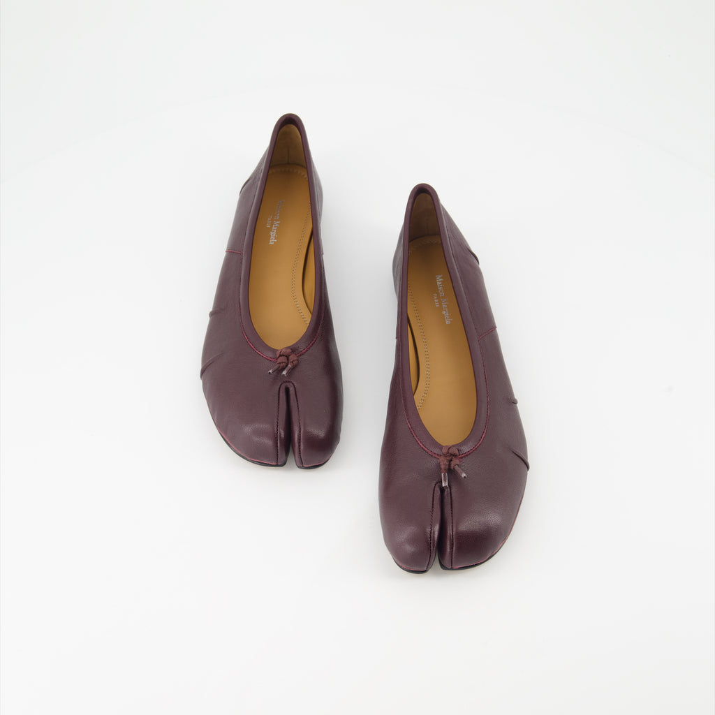 Chaussures plates Ballerines Tabi Maison Margiela Violet Femme