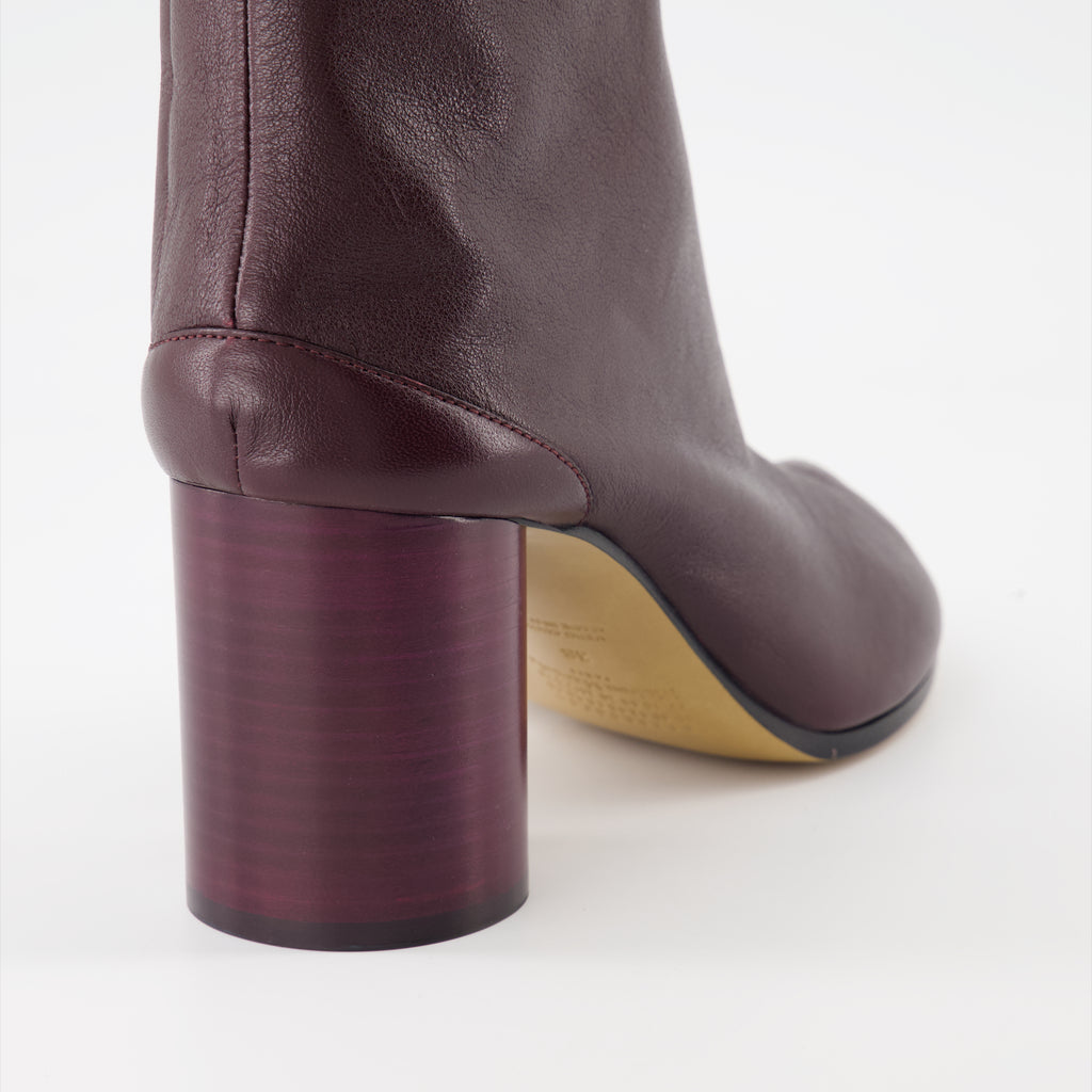 Bottines Bottines Tabi Maison Margiela Bordeaux Femme