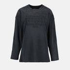 스웨트셔츠 Sweatshirt numéroté Maison Margiela 검은색 Femme