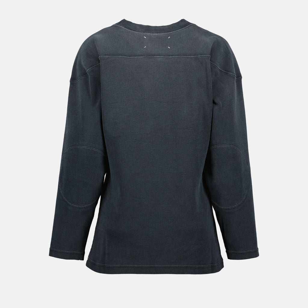 스웨트셔츠 Sweatshirt numéroté Maison Margiela 검은색 Femme