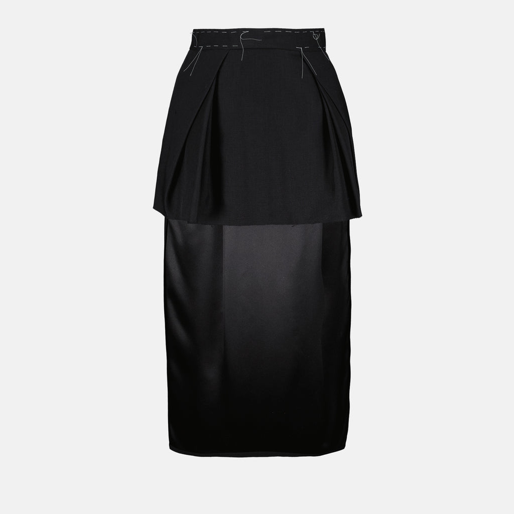 Jupes Jupe Work-in-Progress Maison Margiela Noir Femme