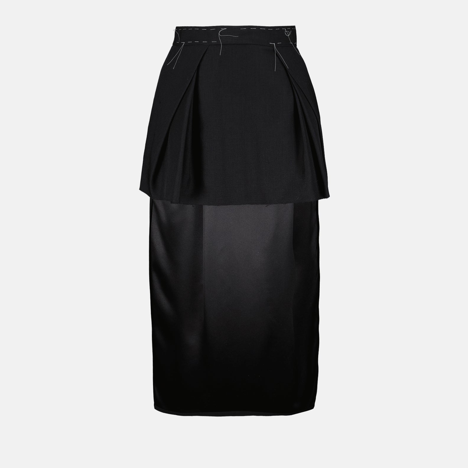 Jupes Jupe Work-in-Progress Maison Margiela Noir Femme