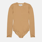 Tops Long sleeve bodysuit Maison Margiela Beige Women