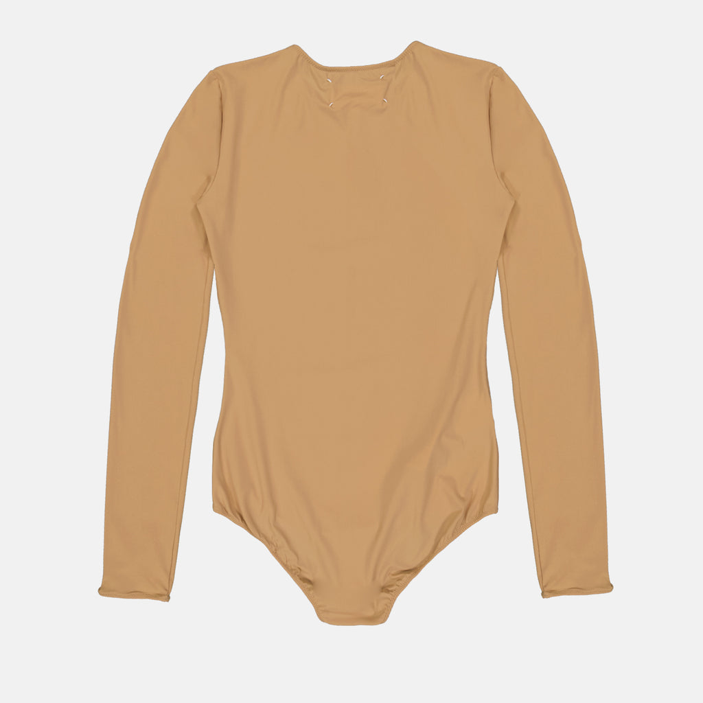 Tops Long sleeve bodysuit Maison Margiela Beige Women