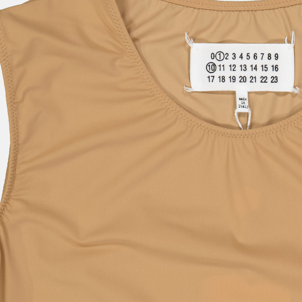 Tops Sleeveless bodysuit Maison Margiela Beige Women