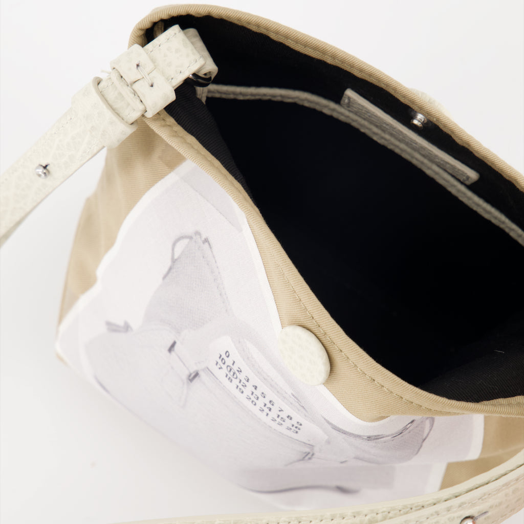 Borse a tracolla Sac 5AC trompe l'oeil Baby Maison Margiela Beige Unisex
