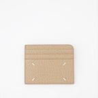 スモールレザーグッズ フォーステッチカードホルダー Maison Margiela ベージュ 女性