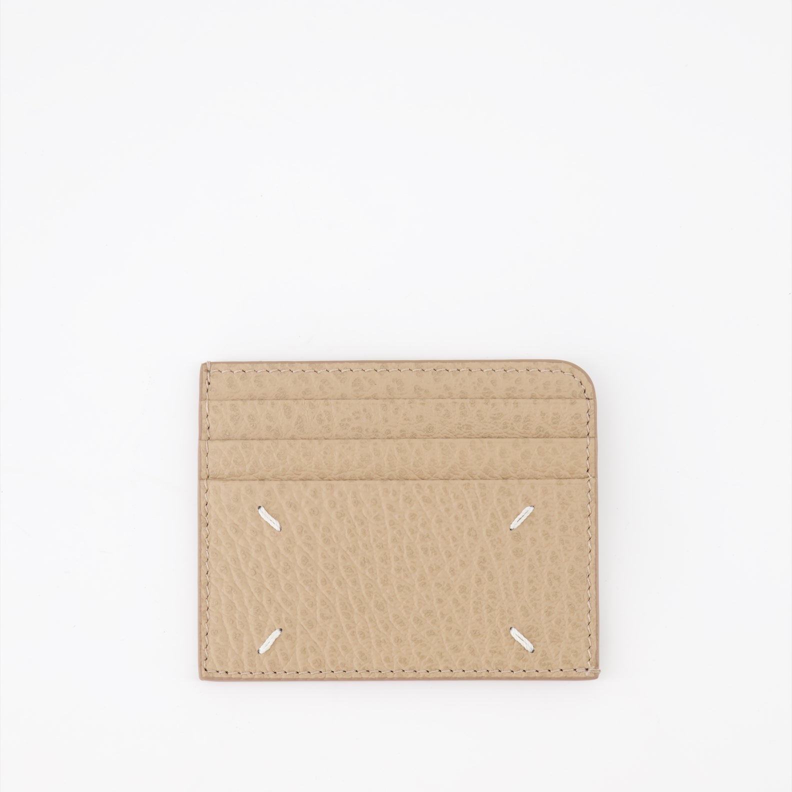 Small leather goods Four Stitches Card Holder Maison Margiela Beige Women