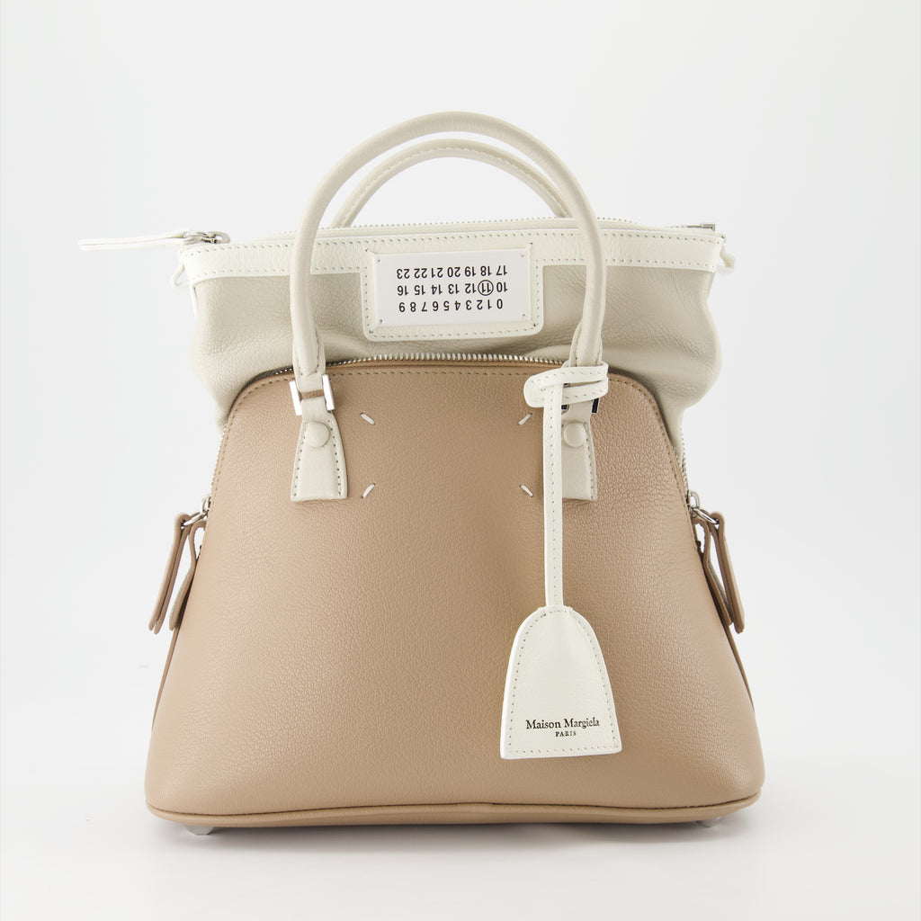 Sacs bandoulière Sac 5AC bicolore Maison Margiela Beige Unisexe