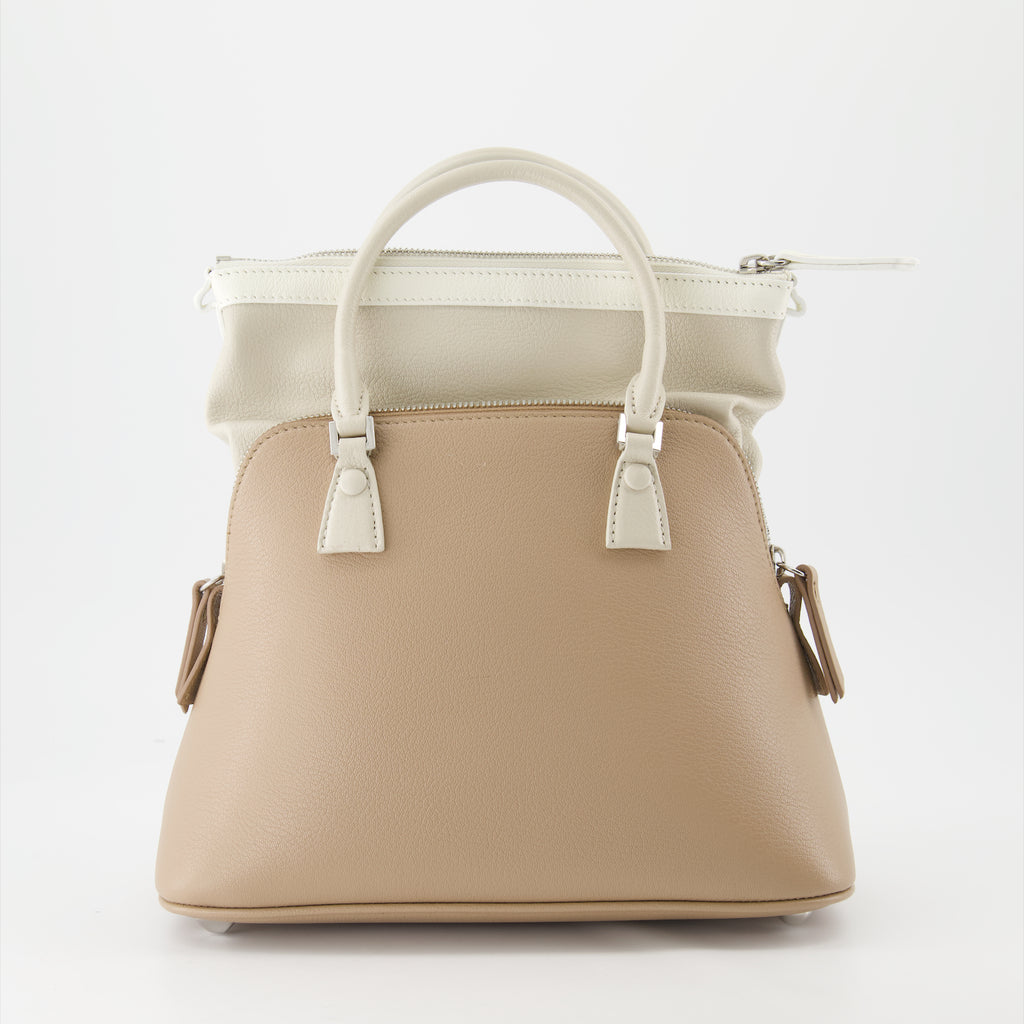 Sacs bandoulière Sac 5AC bicolore Maison Margiela Beige Unisexe