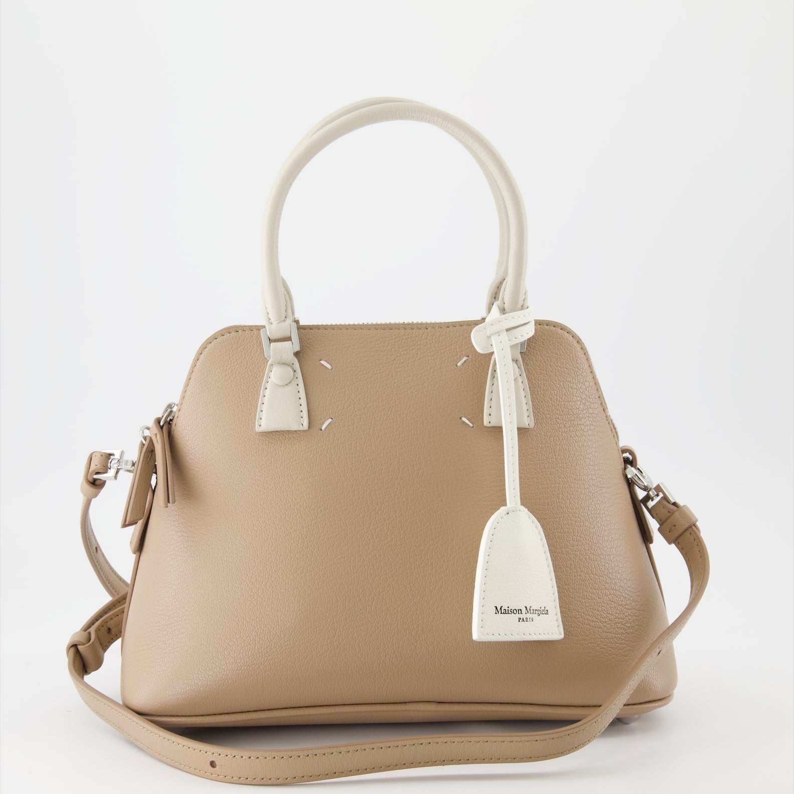 Sacs bandoulière Sac 5AC bicolore Maison Margiela Beige Unisexe