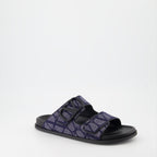 Chaussures ouvertes Sandales VLogo Valentino Garavani Bleu foncé Homme