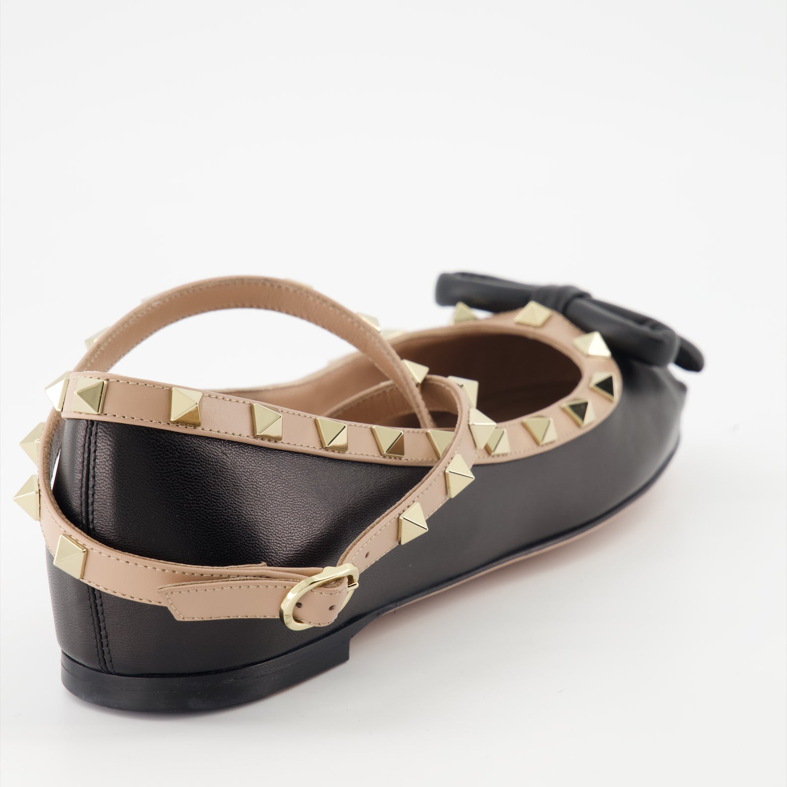 Chaussures plates Ballerines Rockstud Valentino Garavani Noir Femme