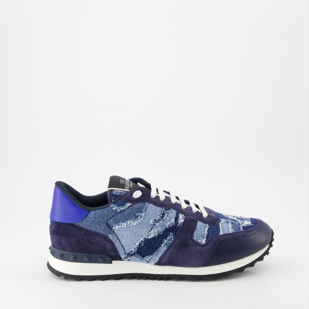 Baskets Baskets Rockrunner Valentino Garavani Bleu foncé Homme