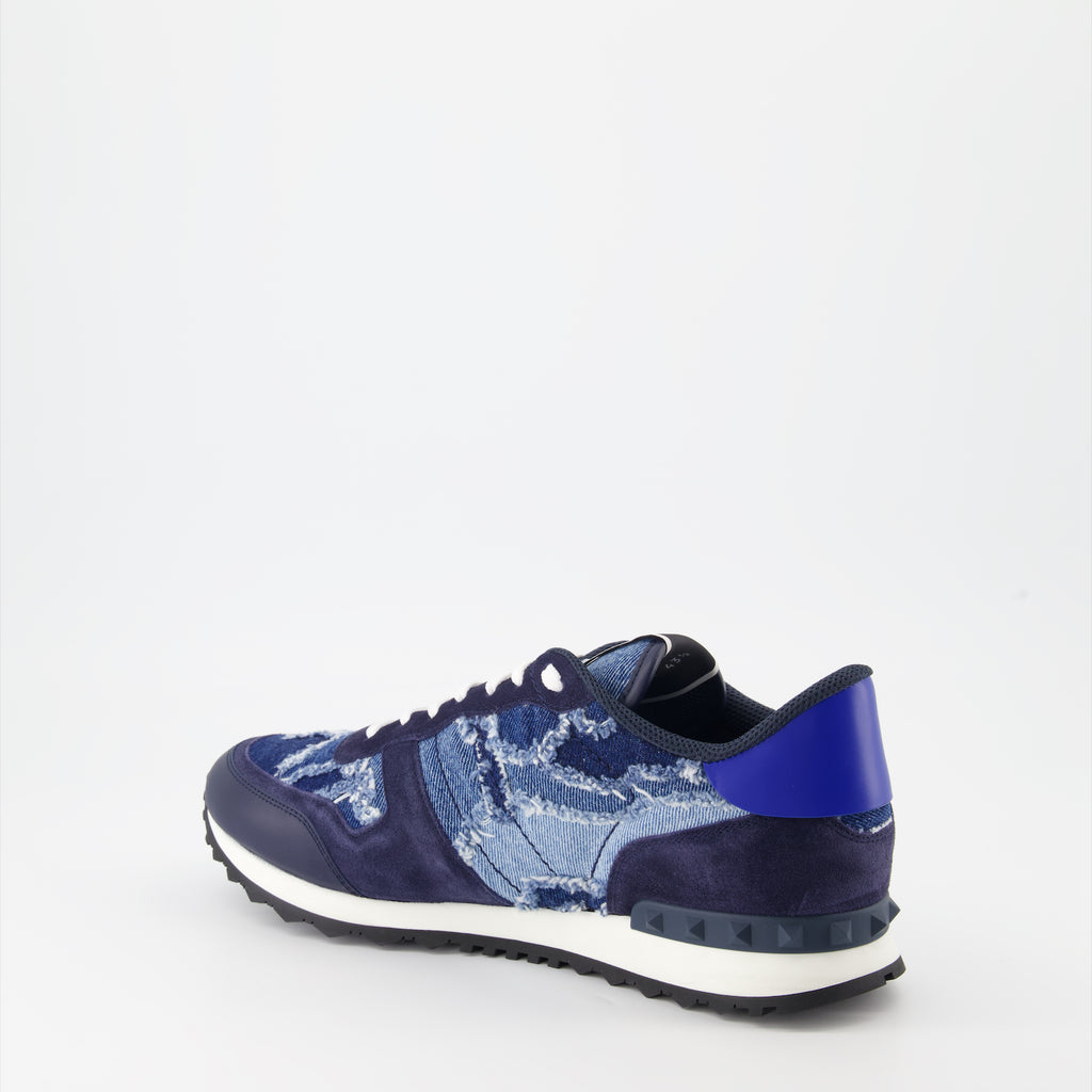 Baskets Baskets Rockrunner Valentino Garavani Bleu foncé Homme