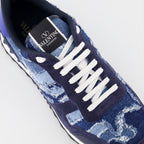 Baskets Baskets Rockrunner Valentino Garavani Bleu foncé Homme