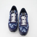 Baskets Baskets Rockrunner Valentino Garavani Bleu foncé Homme