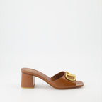 Offene schuhe Mules VLogo Valentino Garavani Braun Femme