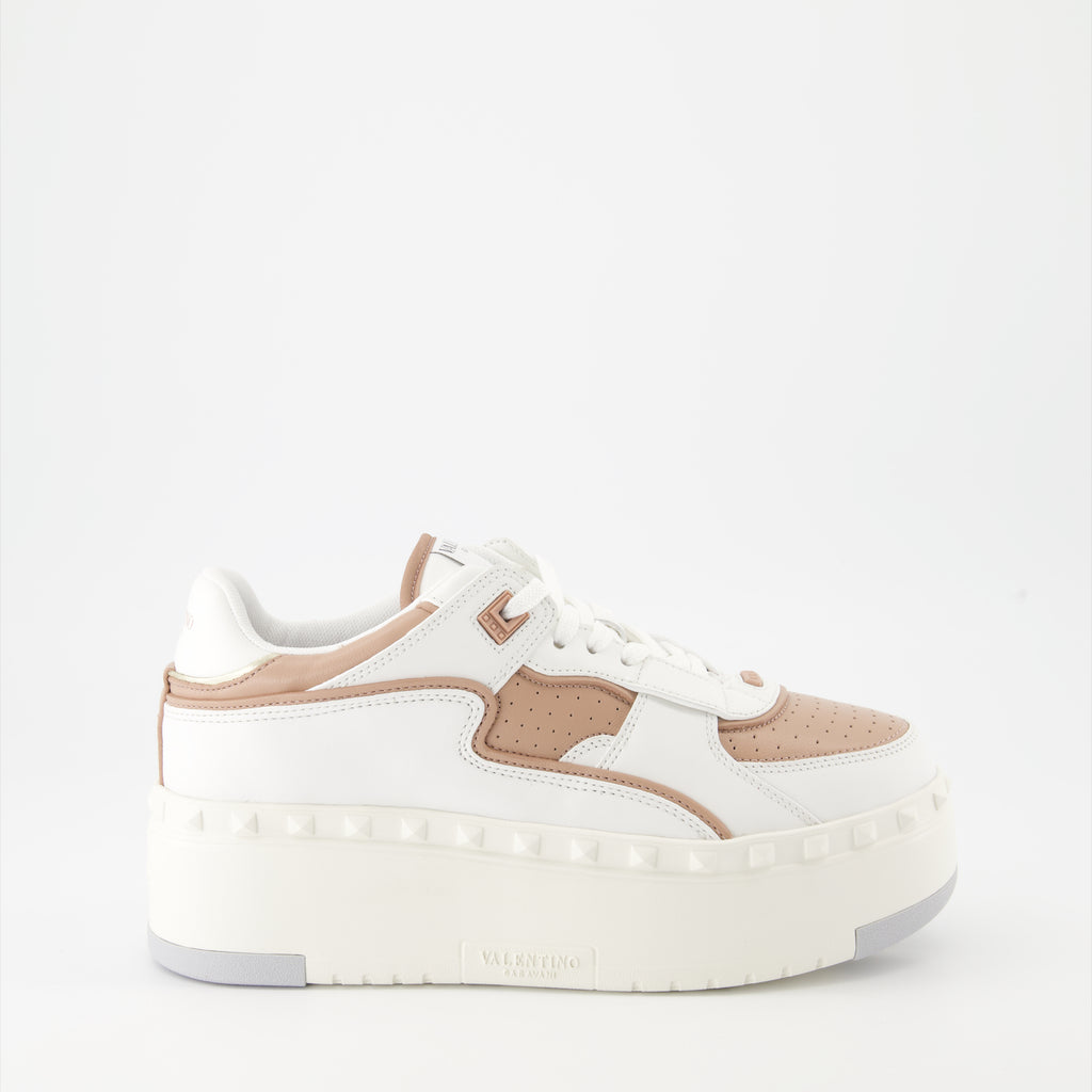 Baskets Baskets Freedots XL Valentino Garavani Beige Femme