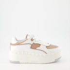 Baskets Baskets Freedots XL Valentino Garavani Beige Femme