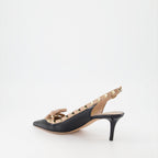 Escarpins Escarpins Rockstud à bride arrière Valentino Garavani Noir Femme