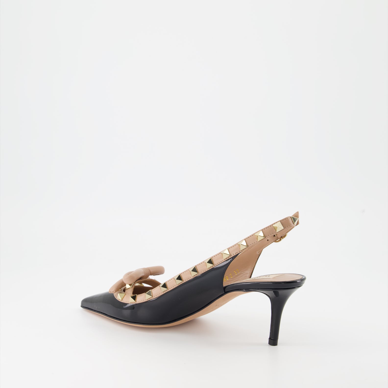 Escarpins Escarpins Rockstud à bride arrière Valentino Garavani Noir Femme