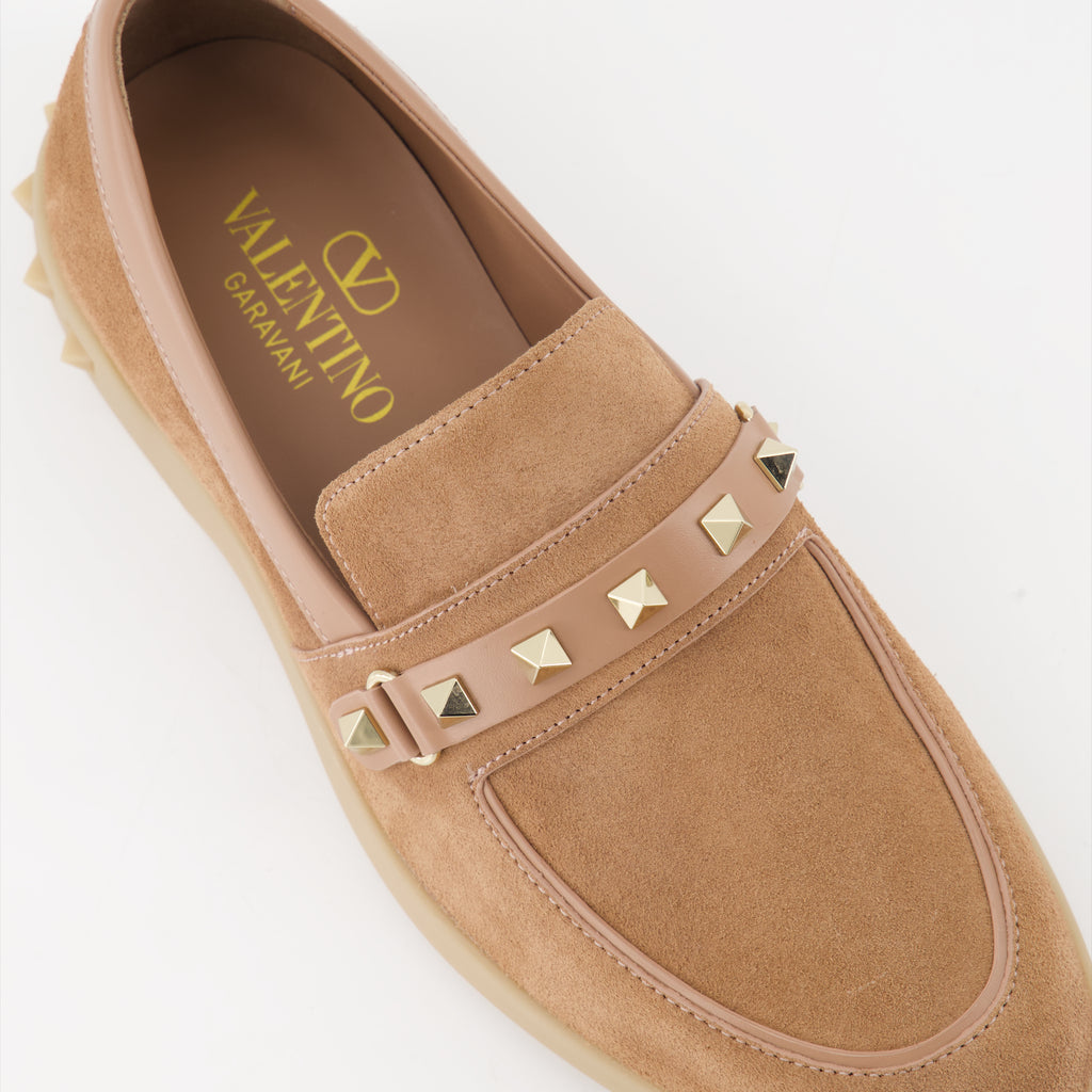 Mocassins Mocassins Leisure Flows Valentino Garavani Marron Femme