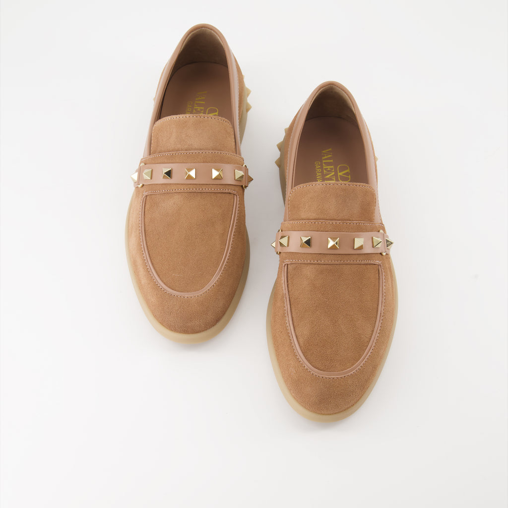 Mocassins Mocassins Leisure Flows Valentino Garavani Marron Femme