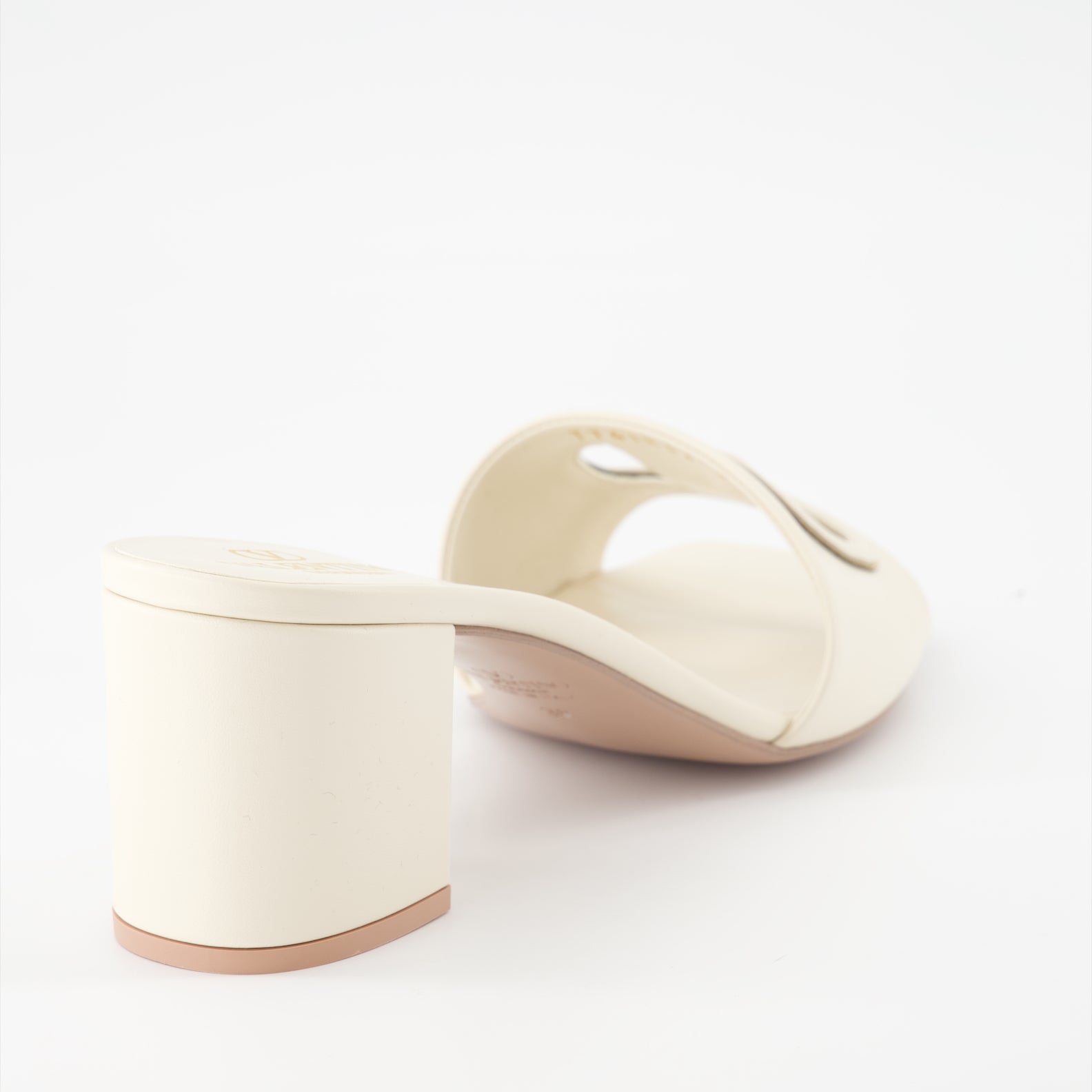 Zapatos abiertos Mules VLogo Valentino Garavani Blanco Femme