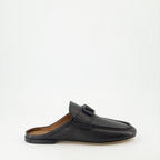 Chaussures ouvertes Mocassins sabot VLogo Valentino Garavani Noir Homme