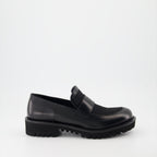 Mocassins Mocassins à toile iconographe Valentino Garavani Noir Homme