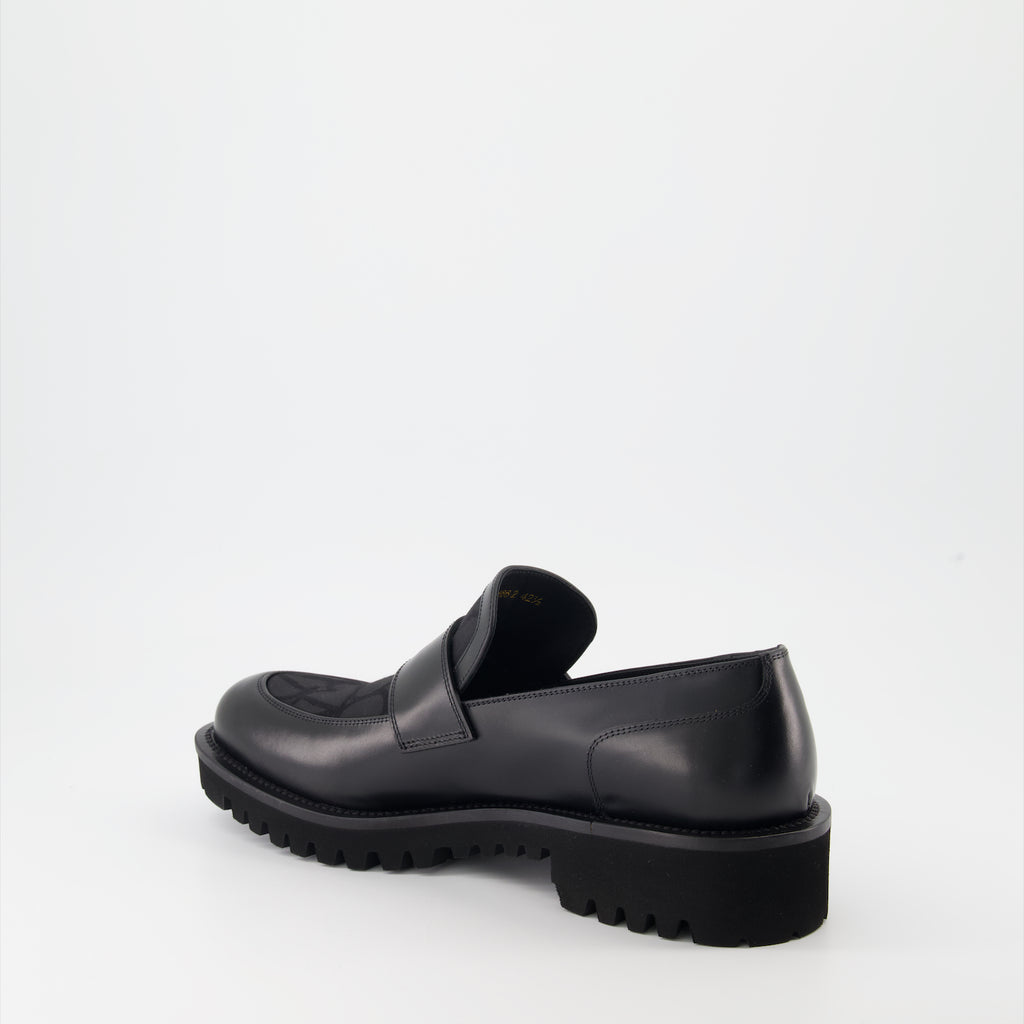 Mocassins Mocassins à toile iconographe Valentino Garavani Noir Homme